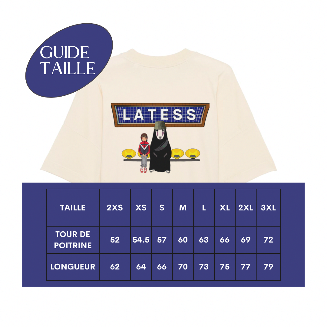 T-shirt oversize « LATESS » #5 - Ghazel Boutique