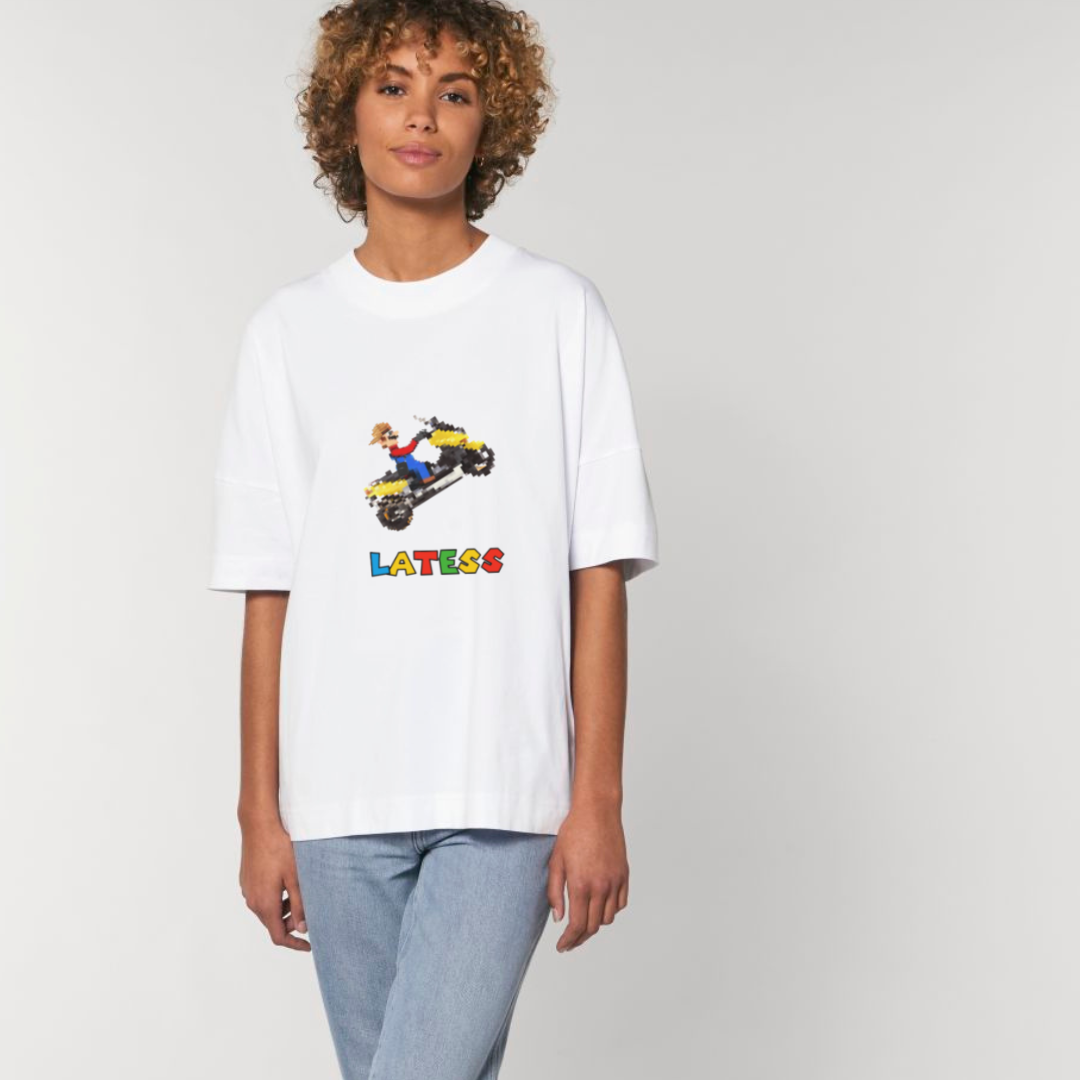 T-shirt oversize « LATESS » #2 - Ghazel Boutique